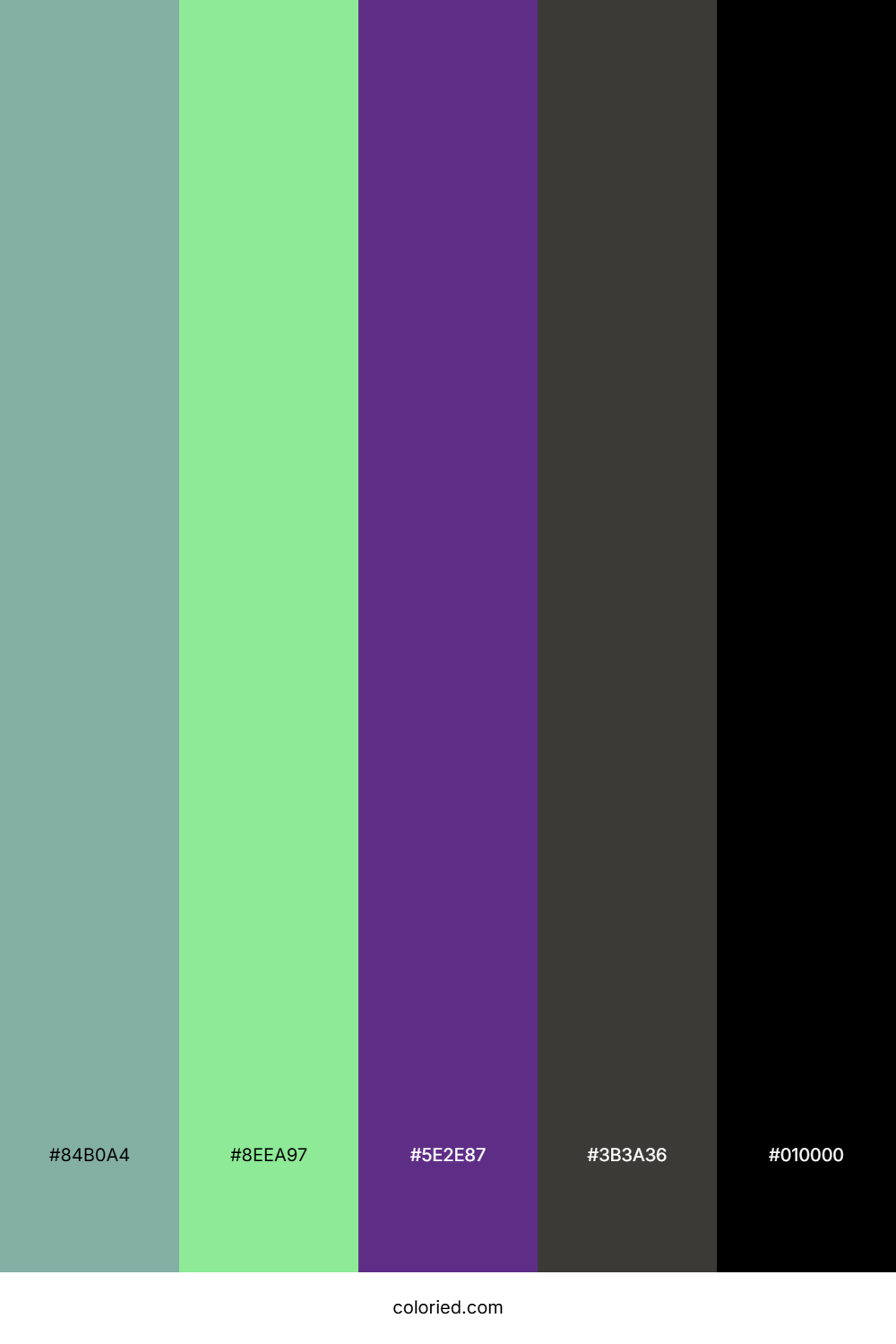 Teal and Plum Color Palette