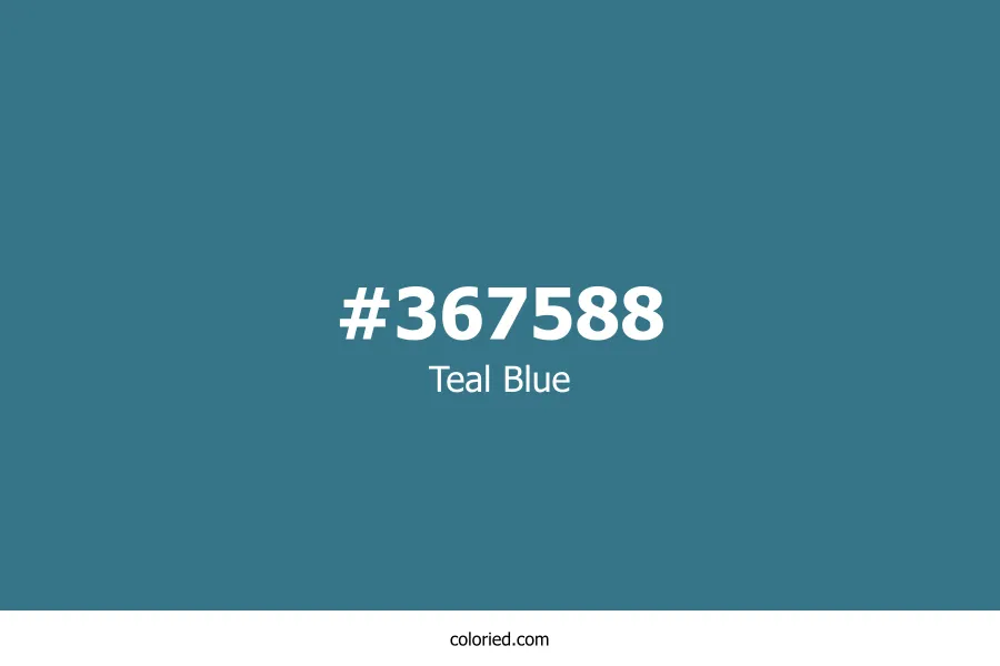 Teal Blue Color Hex Code