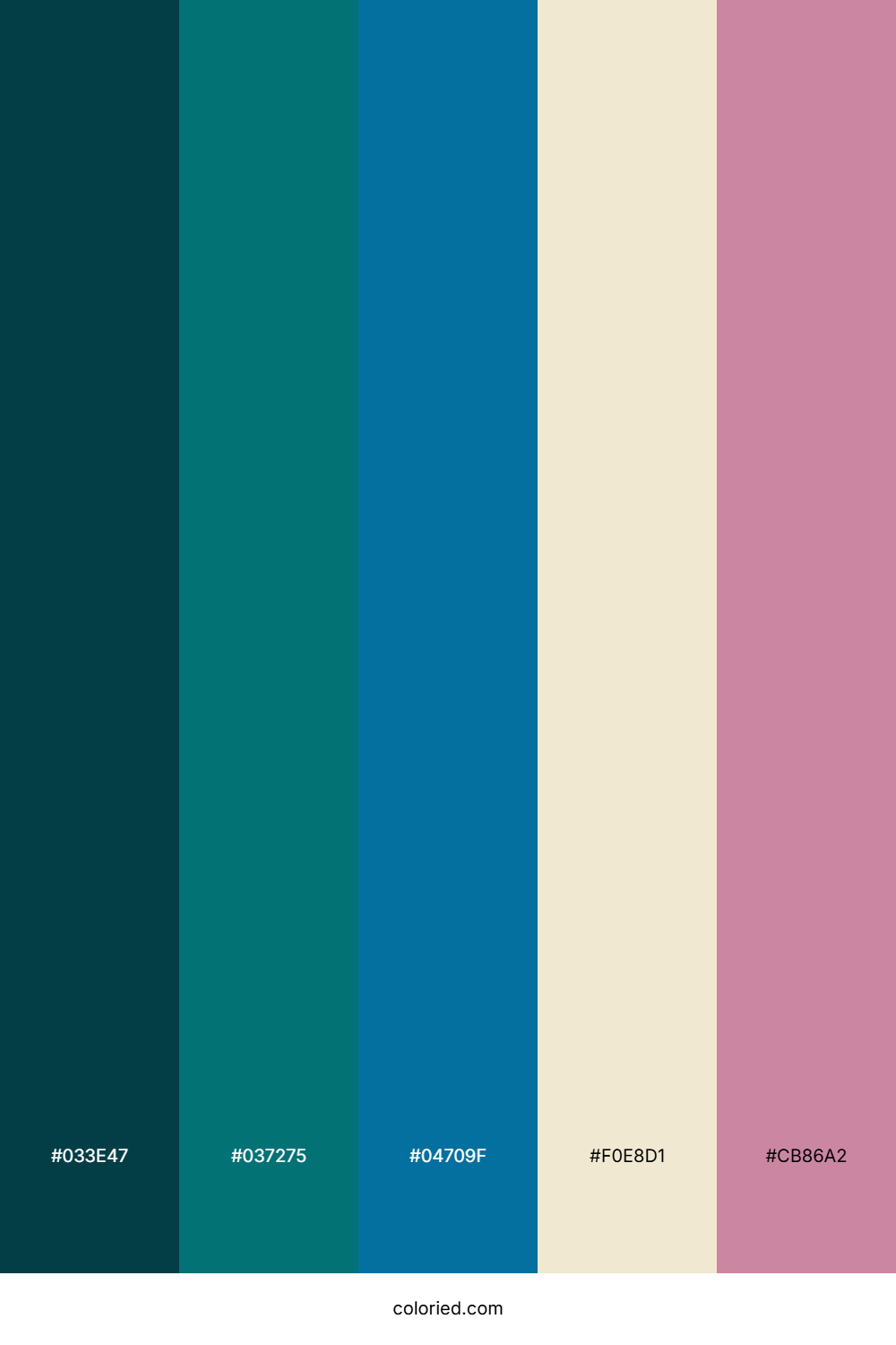 Teal Blush Mist Palette