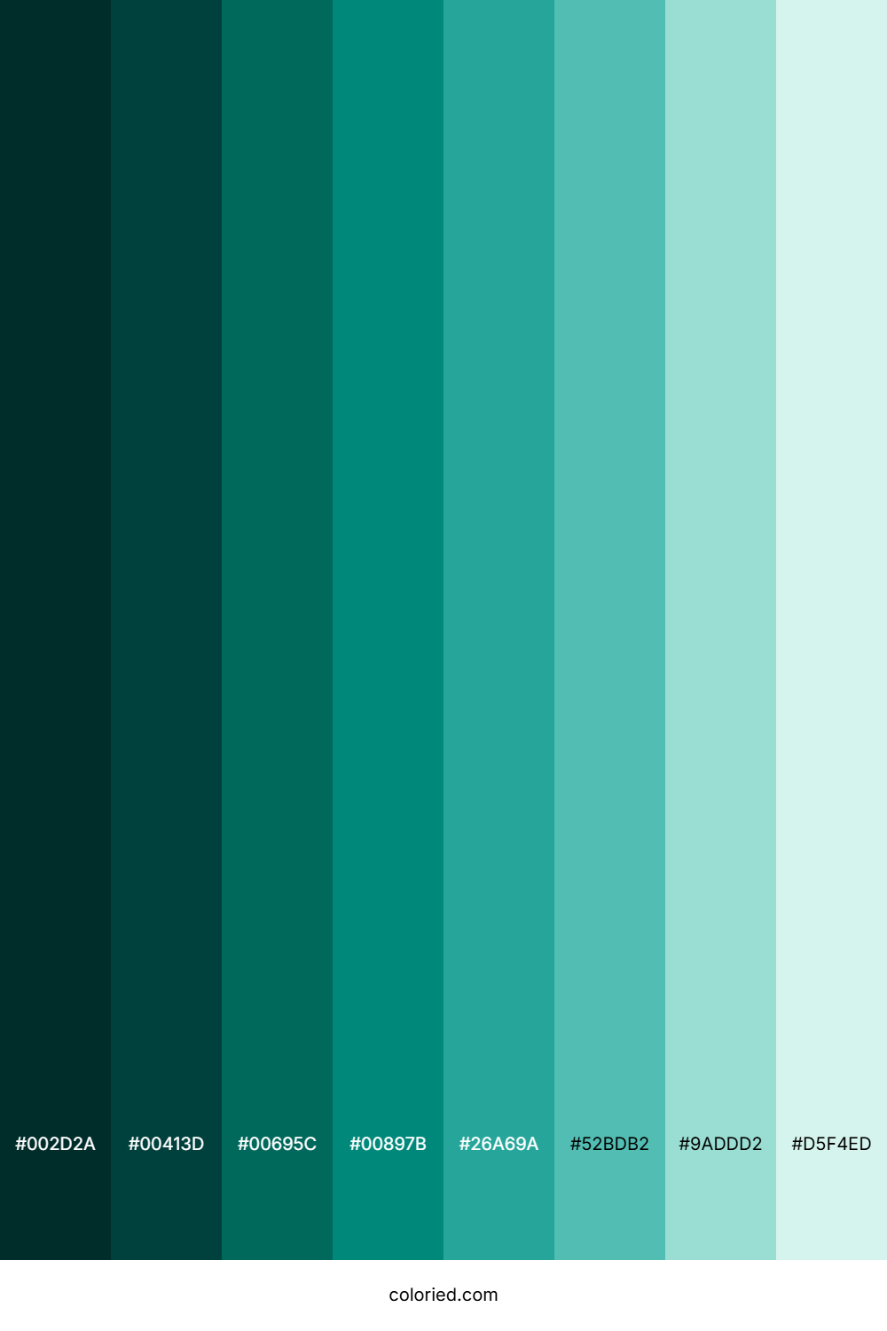 Teal Green Shades