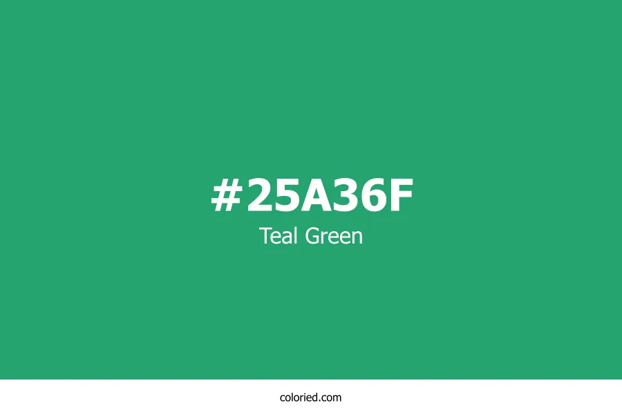 Teal Green Color Hex Code
