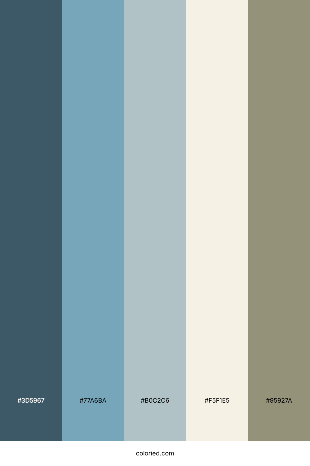 Teal Harbor Cloud Color Palette
