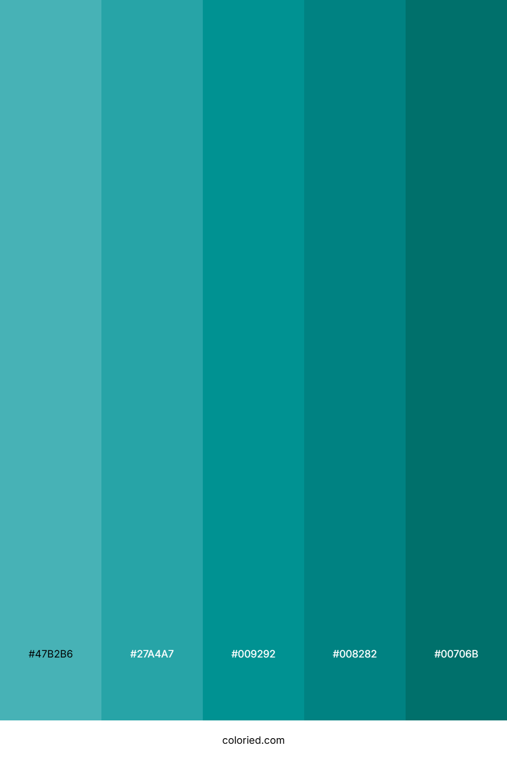 Teal Horizon Color Palette