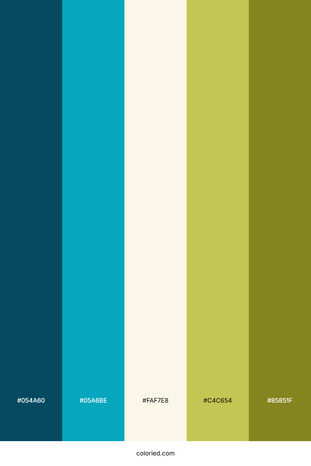 Teal Horizon Light Palette