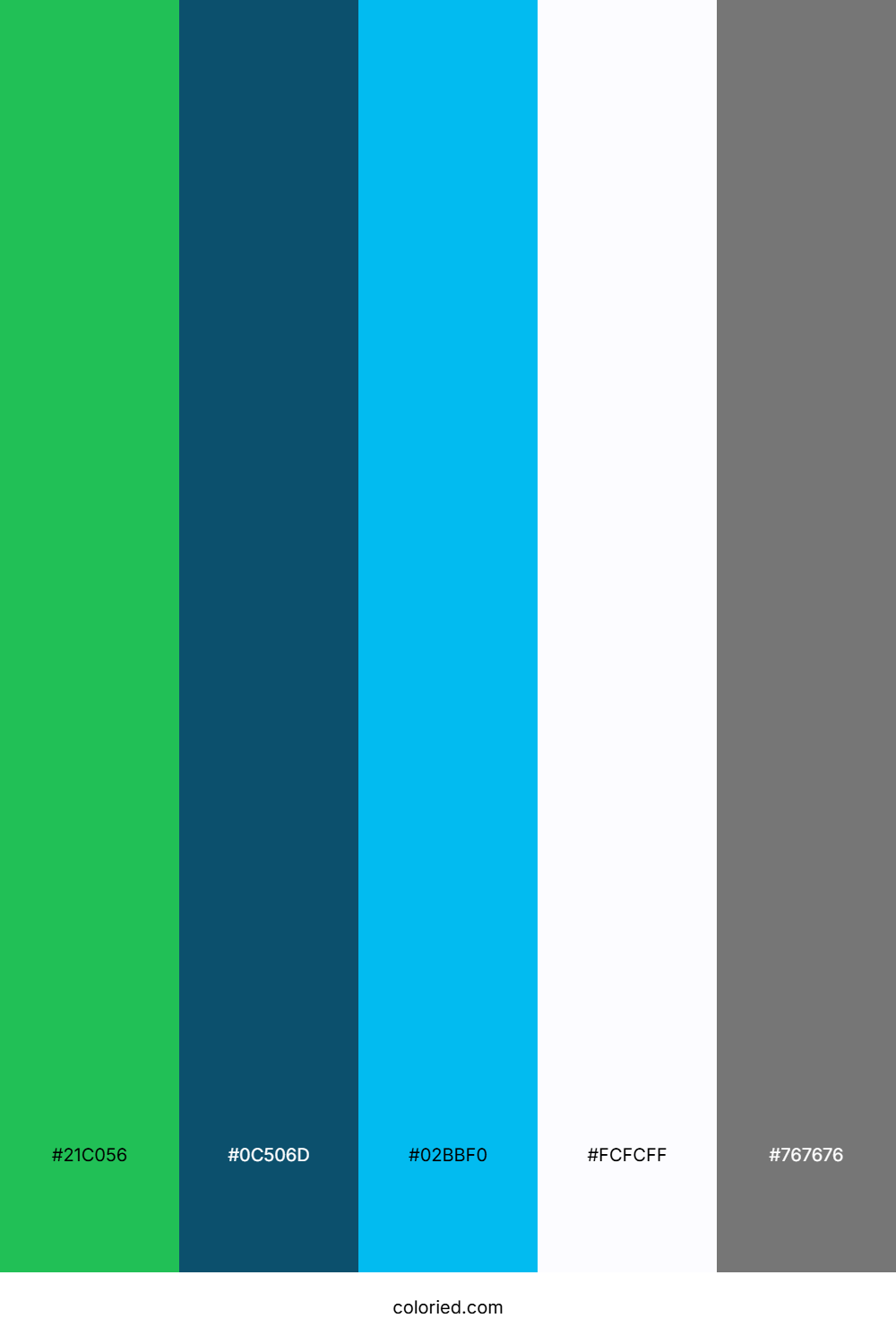 Teal Lagoon Light Color Palette