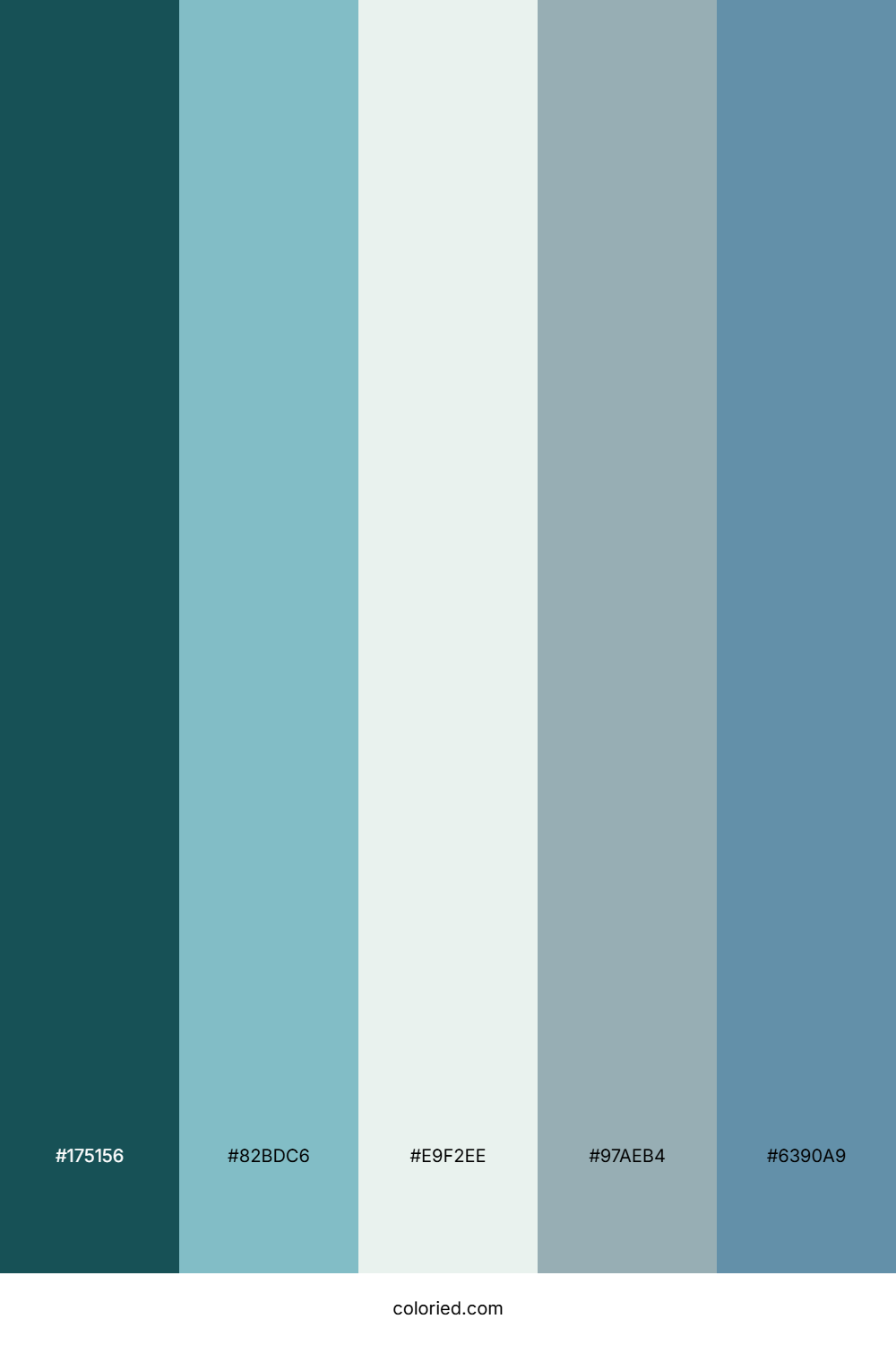 Teal Lagoon Whisper Color Palette