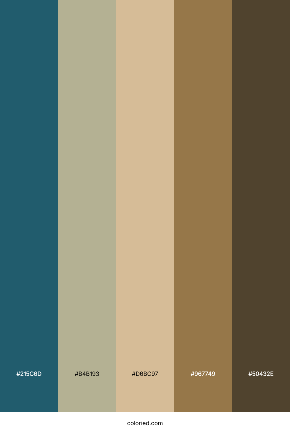 Teal Olive Hearth Palette