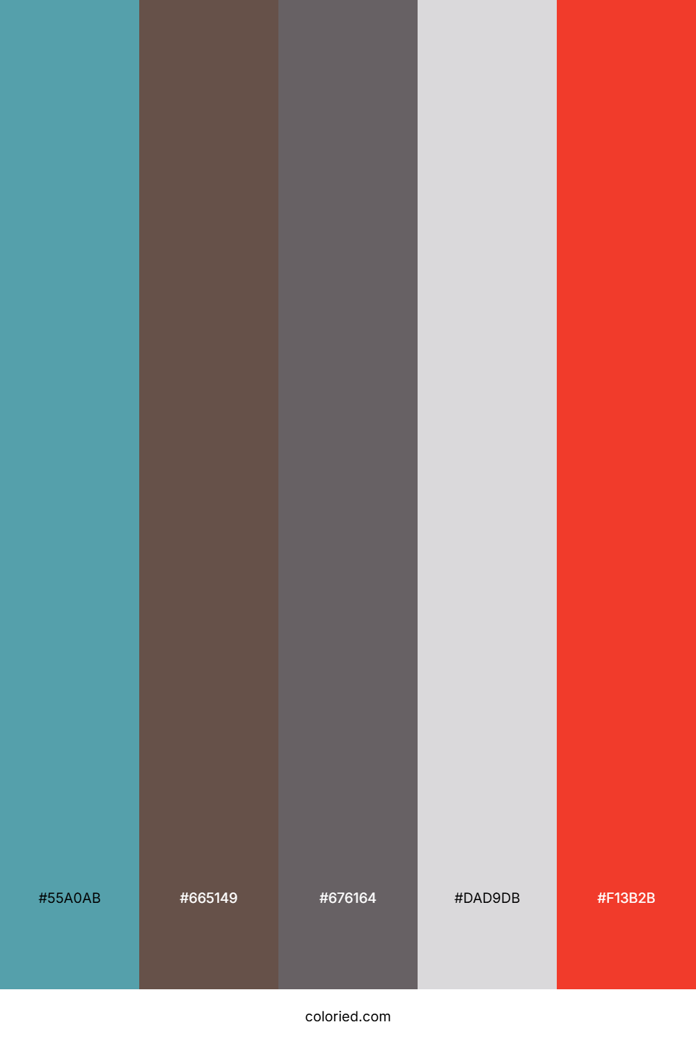 Teal Sunset Flame Palette