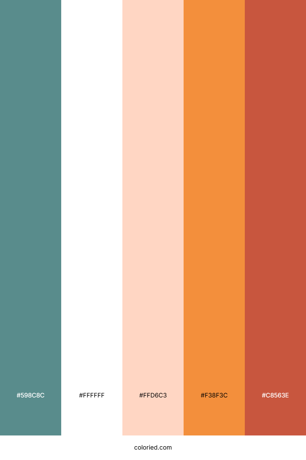Teal Tangerine Cream Palette