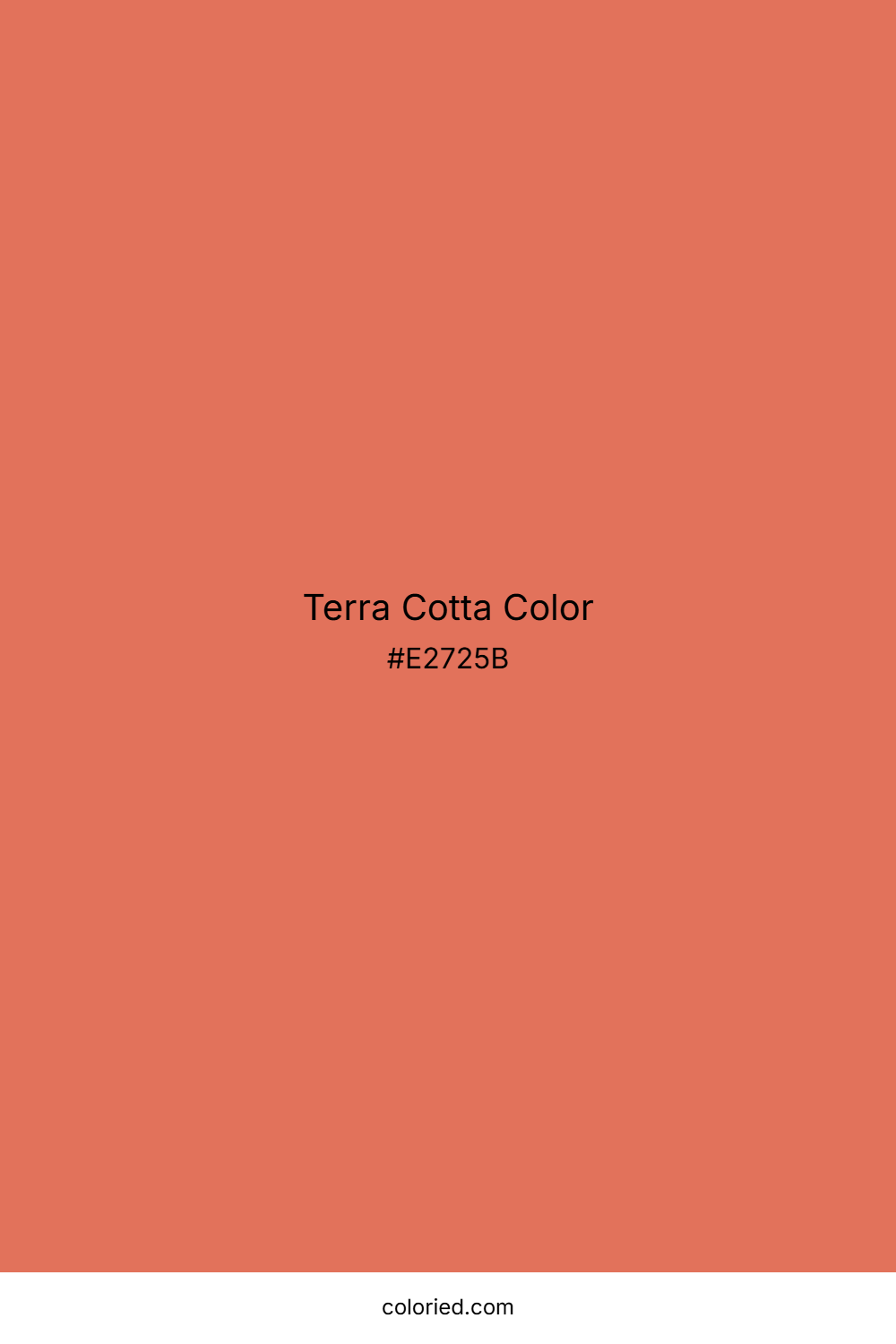 Terra Cotta Color
