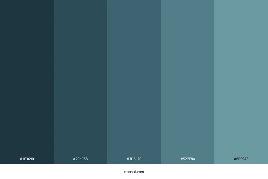 Terracotta Blue Color Palette