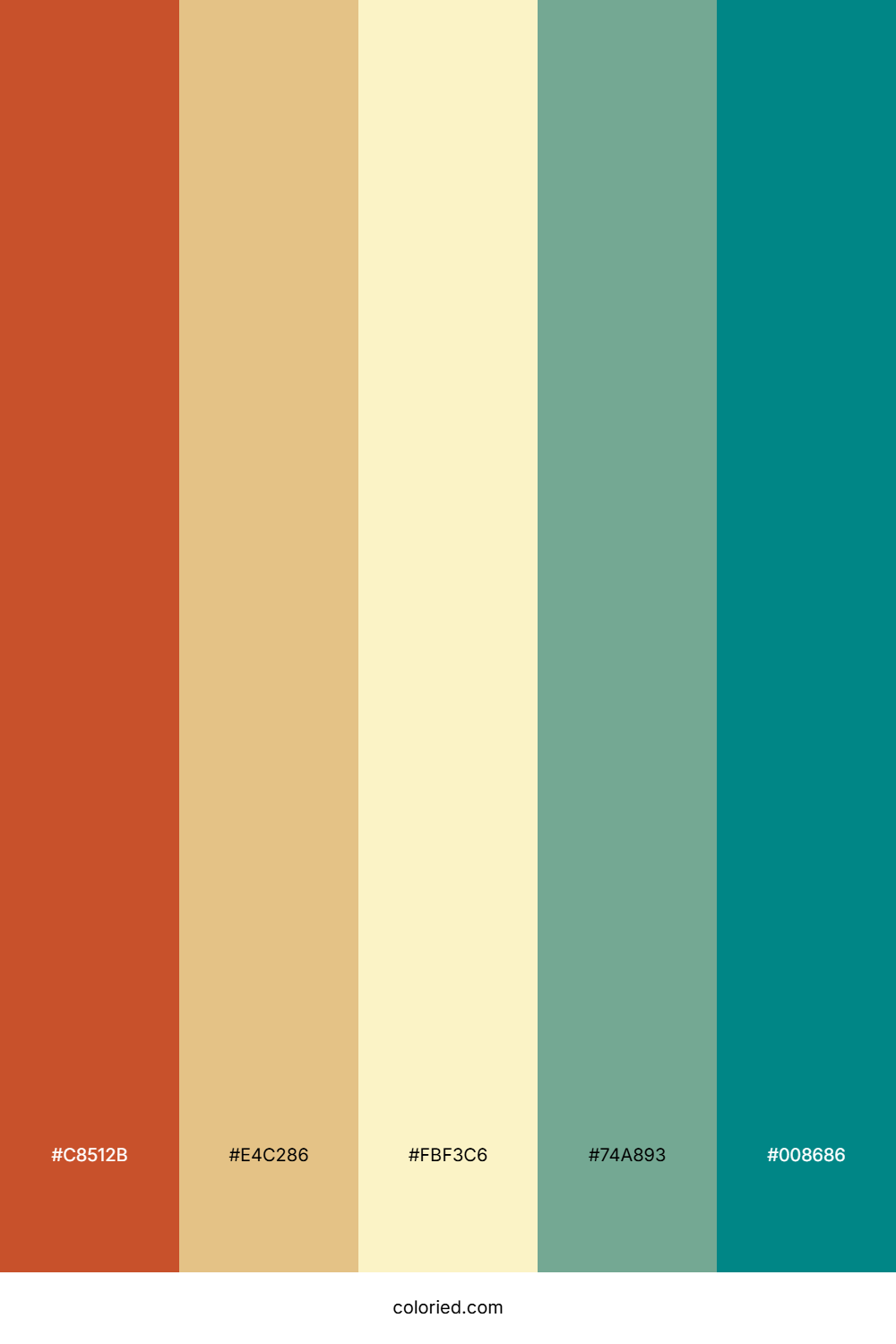 Terracotta Sandstone Sky Palette