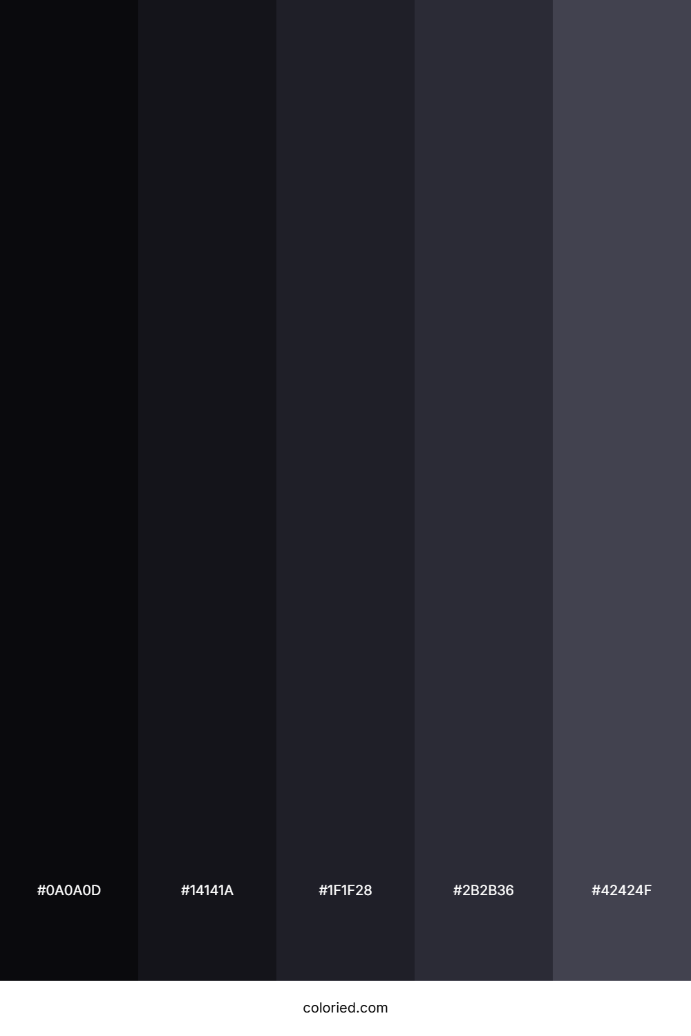 The Dark Color Palette
