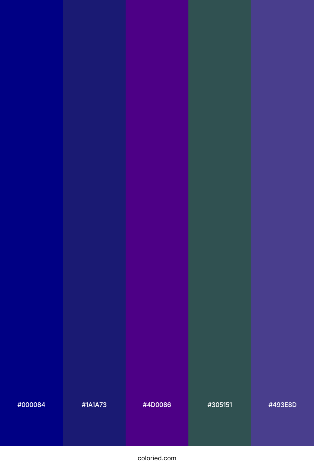 The Night Shades Color Palette