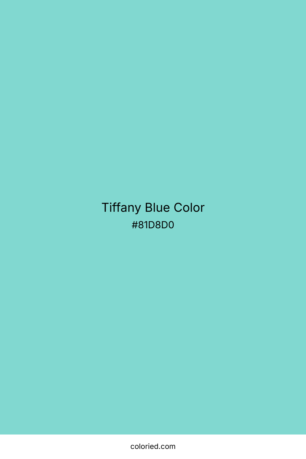 Tiffany Blue Color