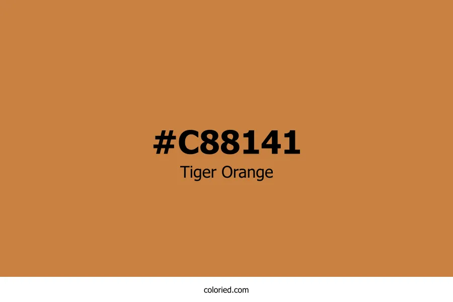Tiger Orange Color