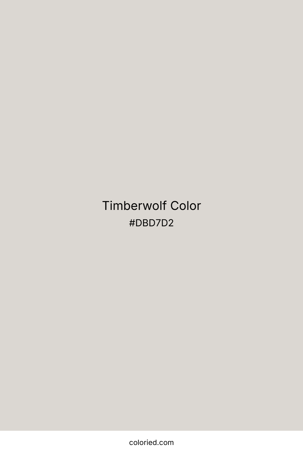 Timberwolf Color