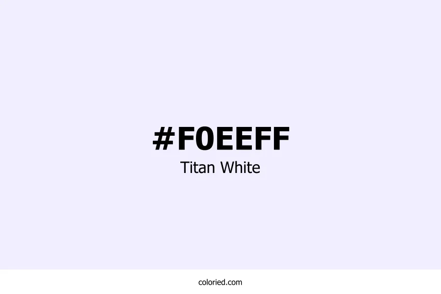 Titan White Color