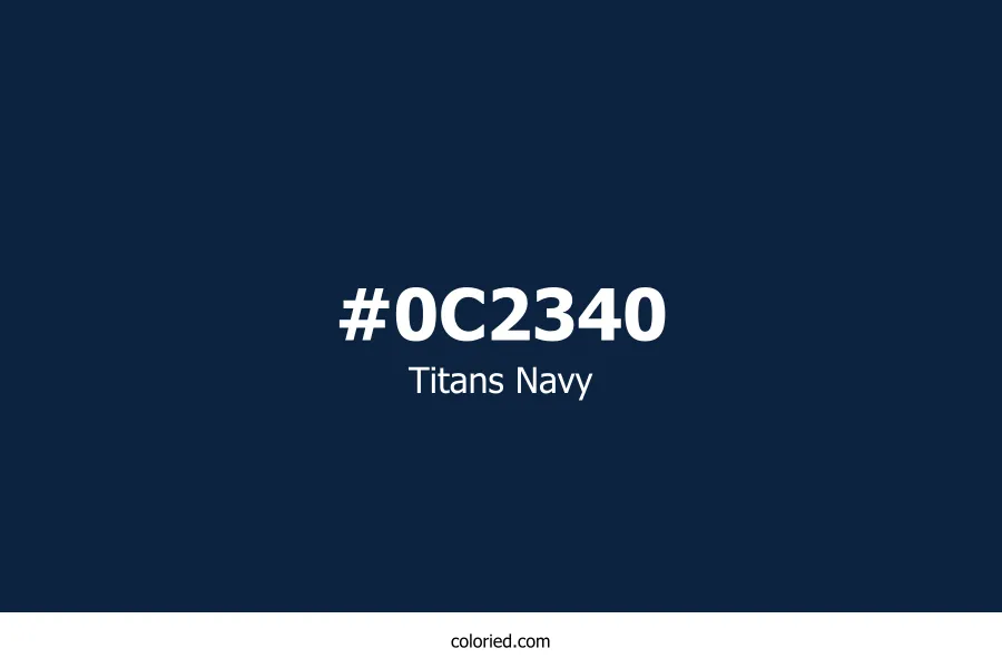 Titans Navy Color
