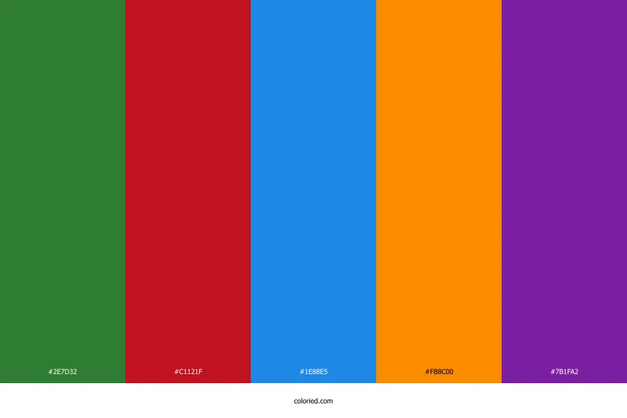 Tmnt Color Palette