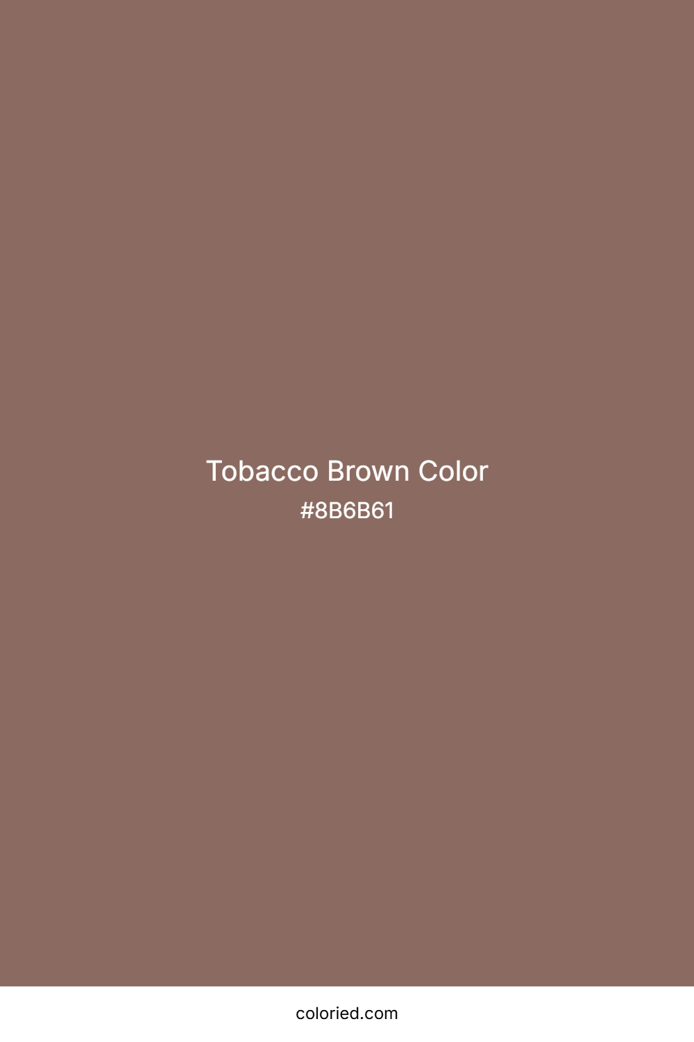 Tobacco Brown Color