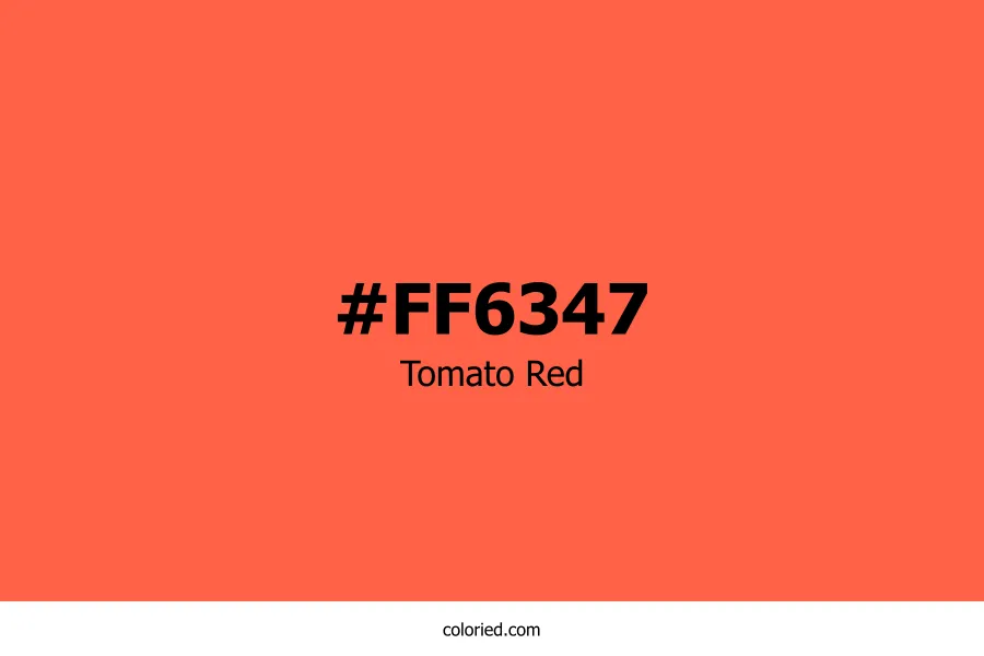 Tomato Red Color