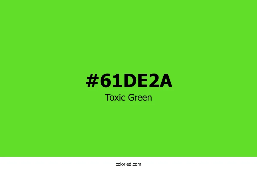 Toxic Green Color