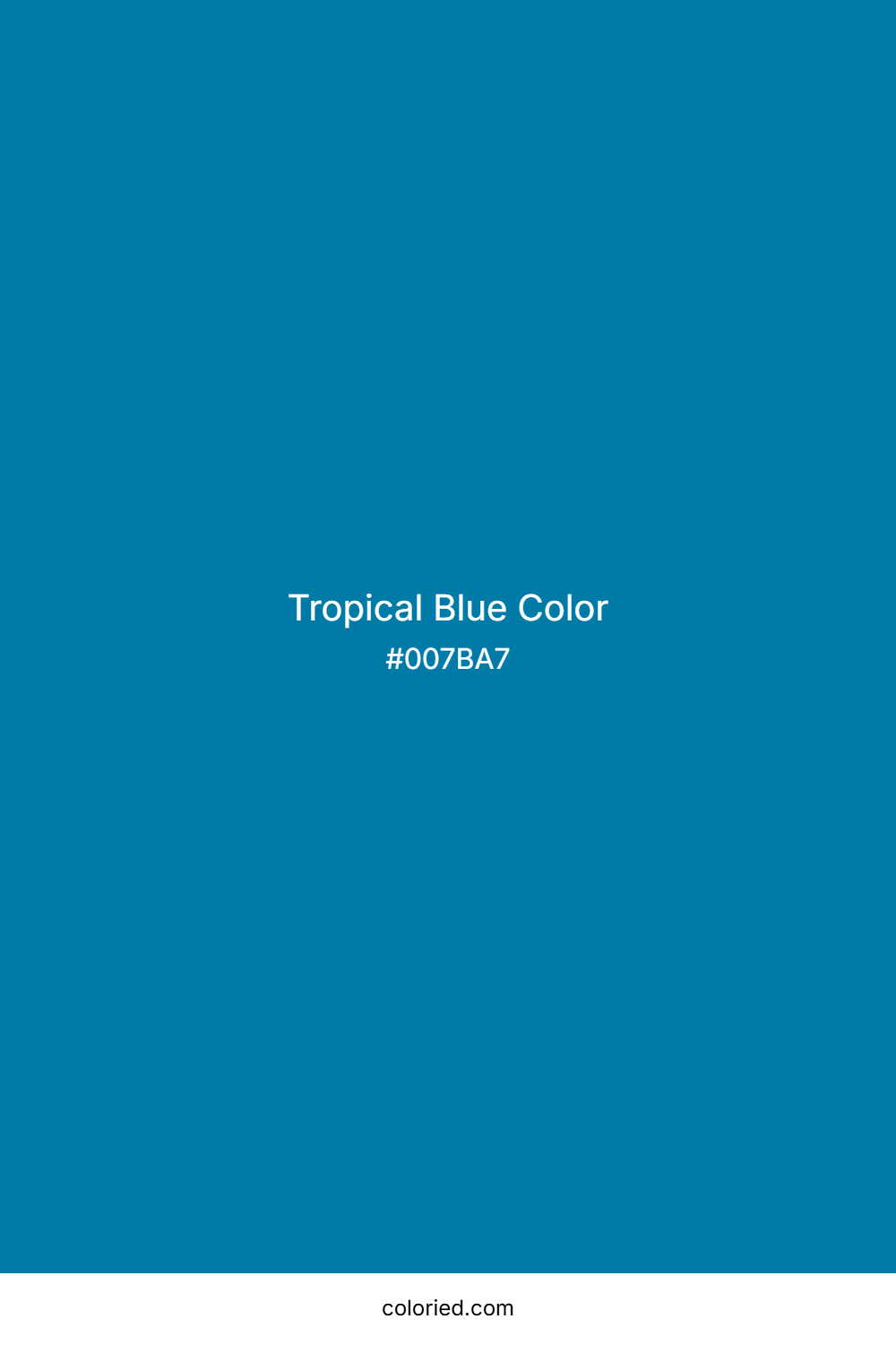 Tropical Blue Color
