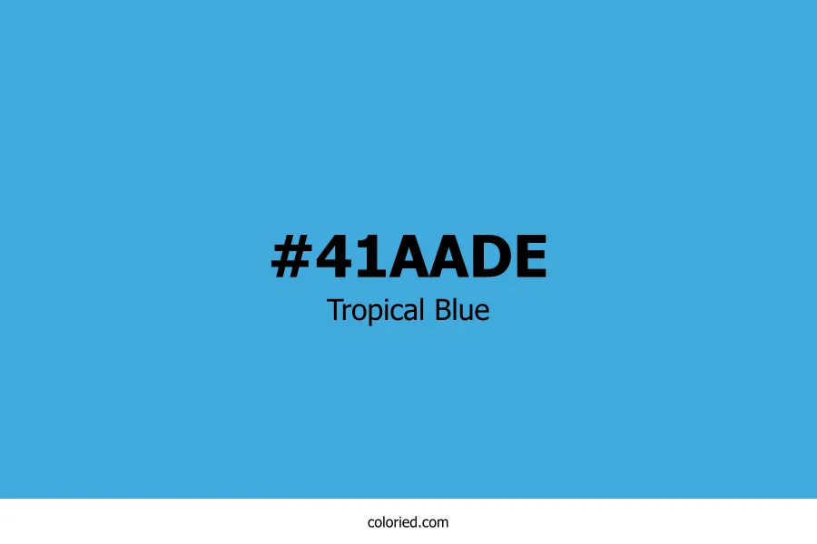 Tropical Blue Color
