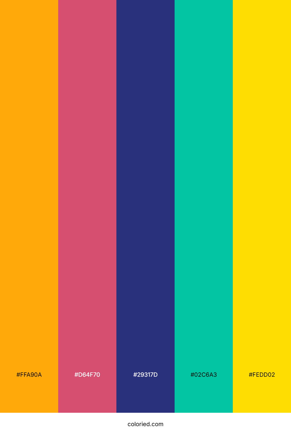 Tropical Dawn Reef Palette