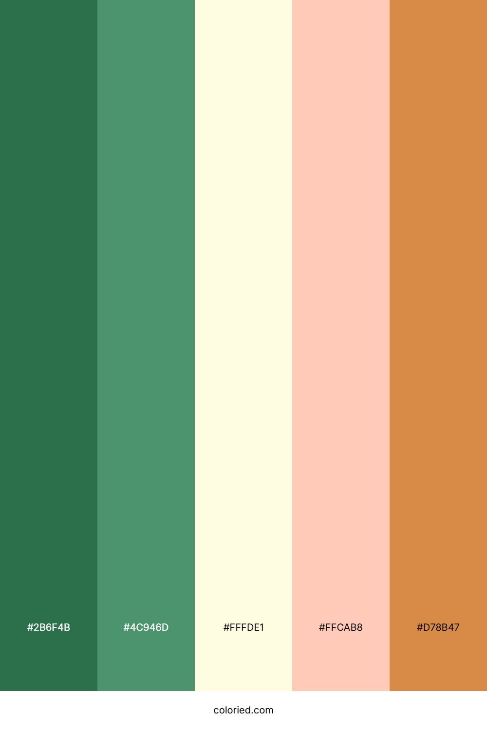 Tropical Forest Dawn Palette