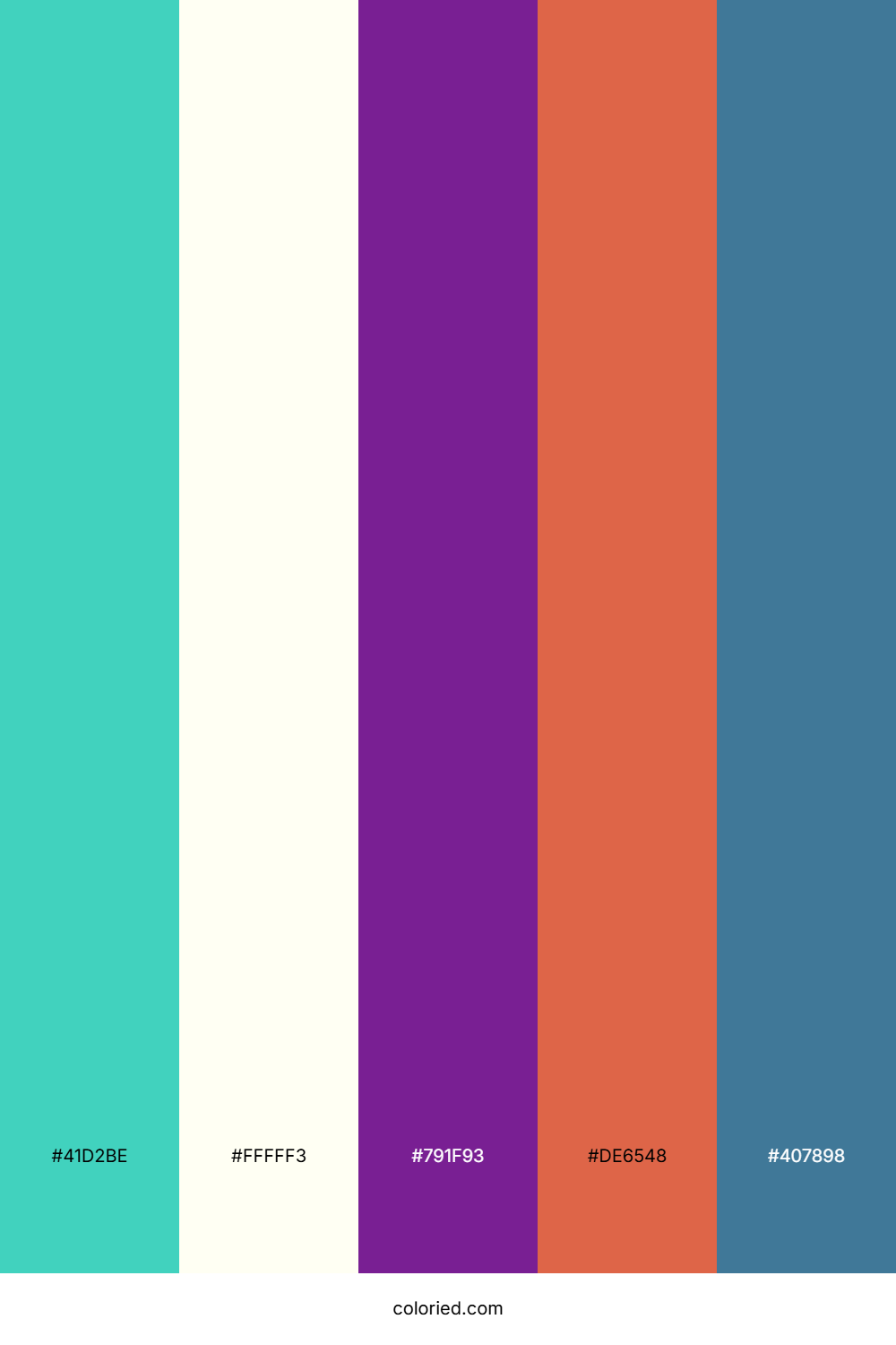 Tropical Prism Wave Color Palette