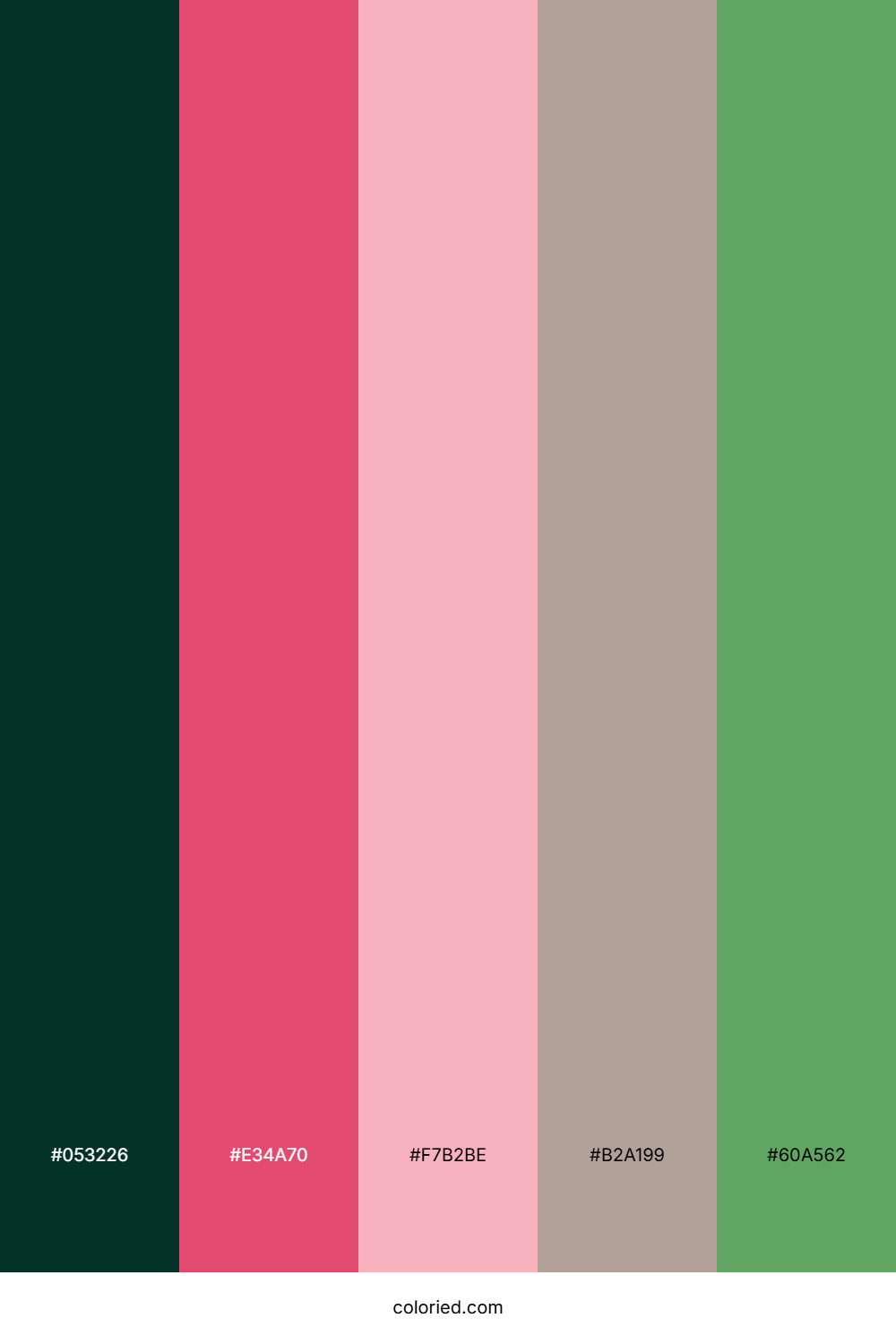 Tropical Rainforest Punch Color Palette