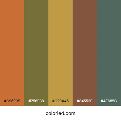 True Fall Color Palette