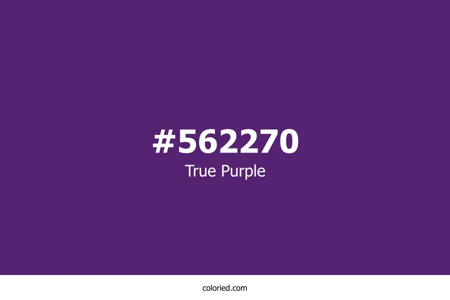 True Purple Color