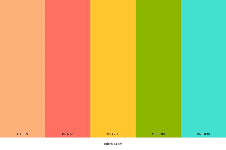 True Warm Spring Color Palette