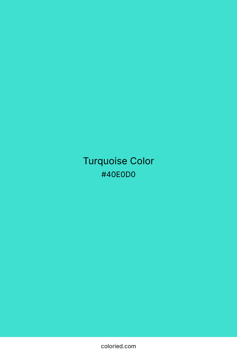Turquoise Color