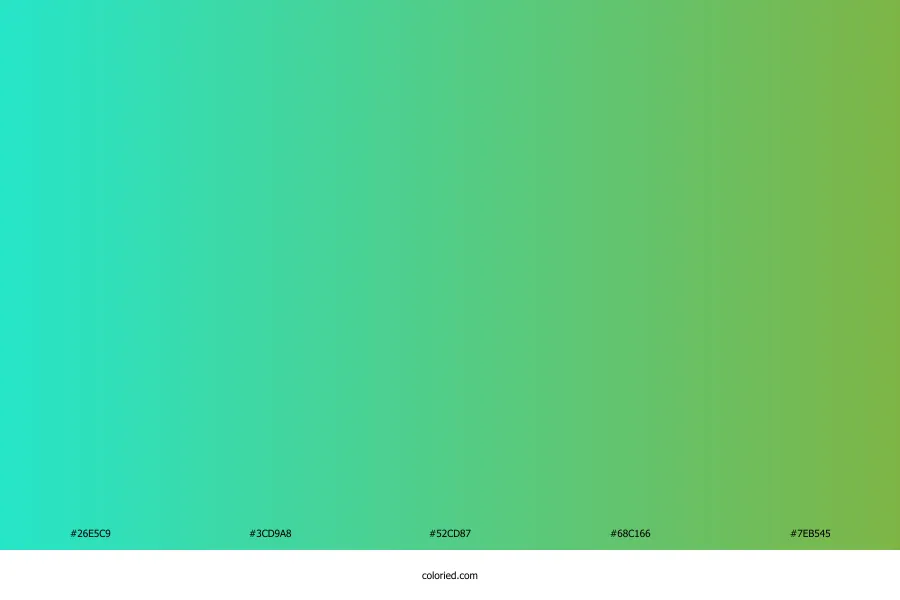 Turquoise Green Gradient