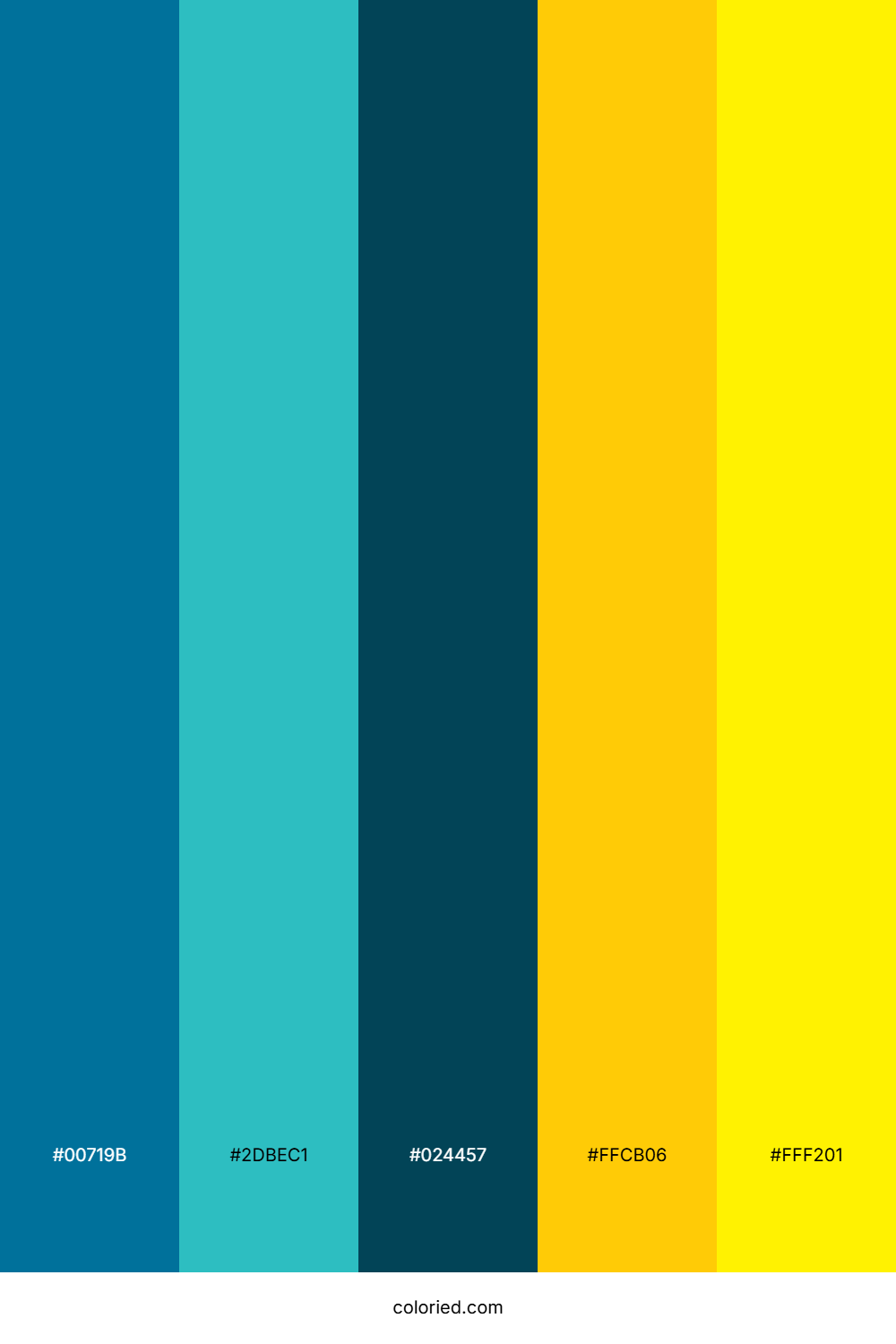 Turquoise Sunbeam Gold Color Palette