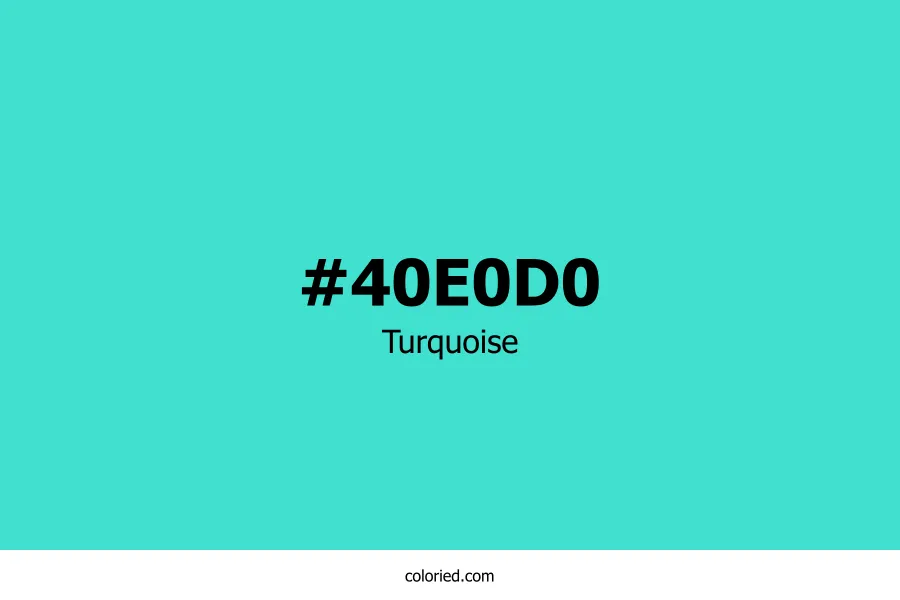 Turquoise Color Hex Code