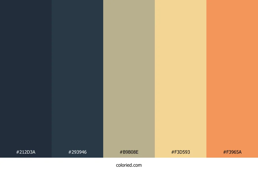 Twilight Amber Path Color Palette