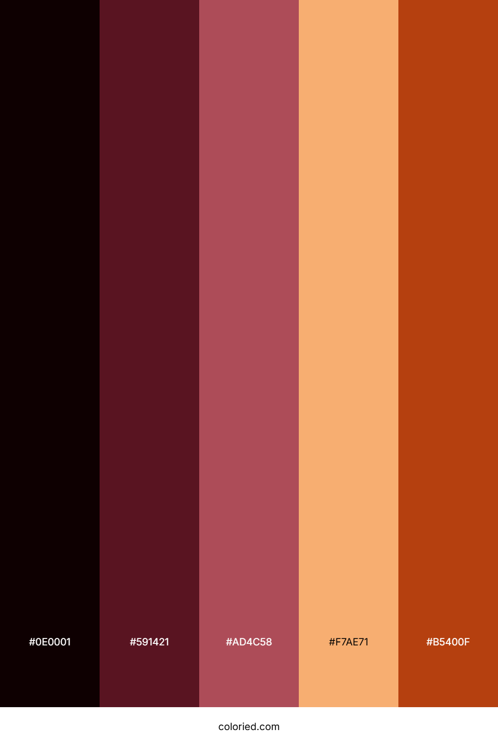 Twilight Berry Ember Color Palette
