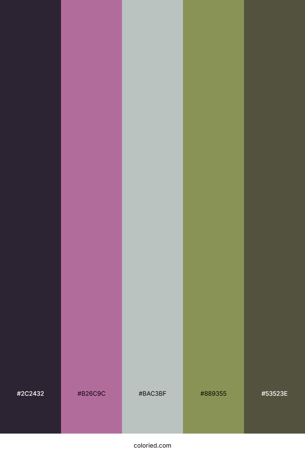 Twilight Berry Grove Color Palette