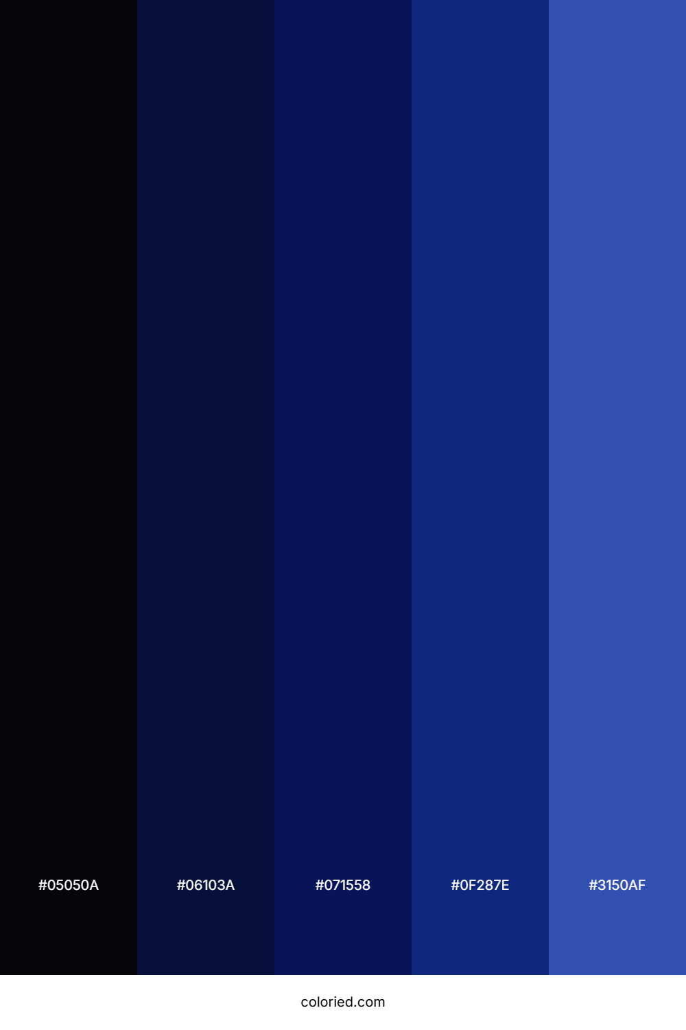Twilight Blue and Sapphire Color Palette