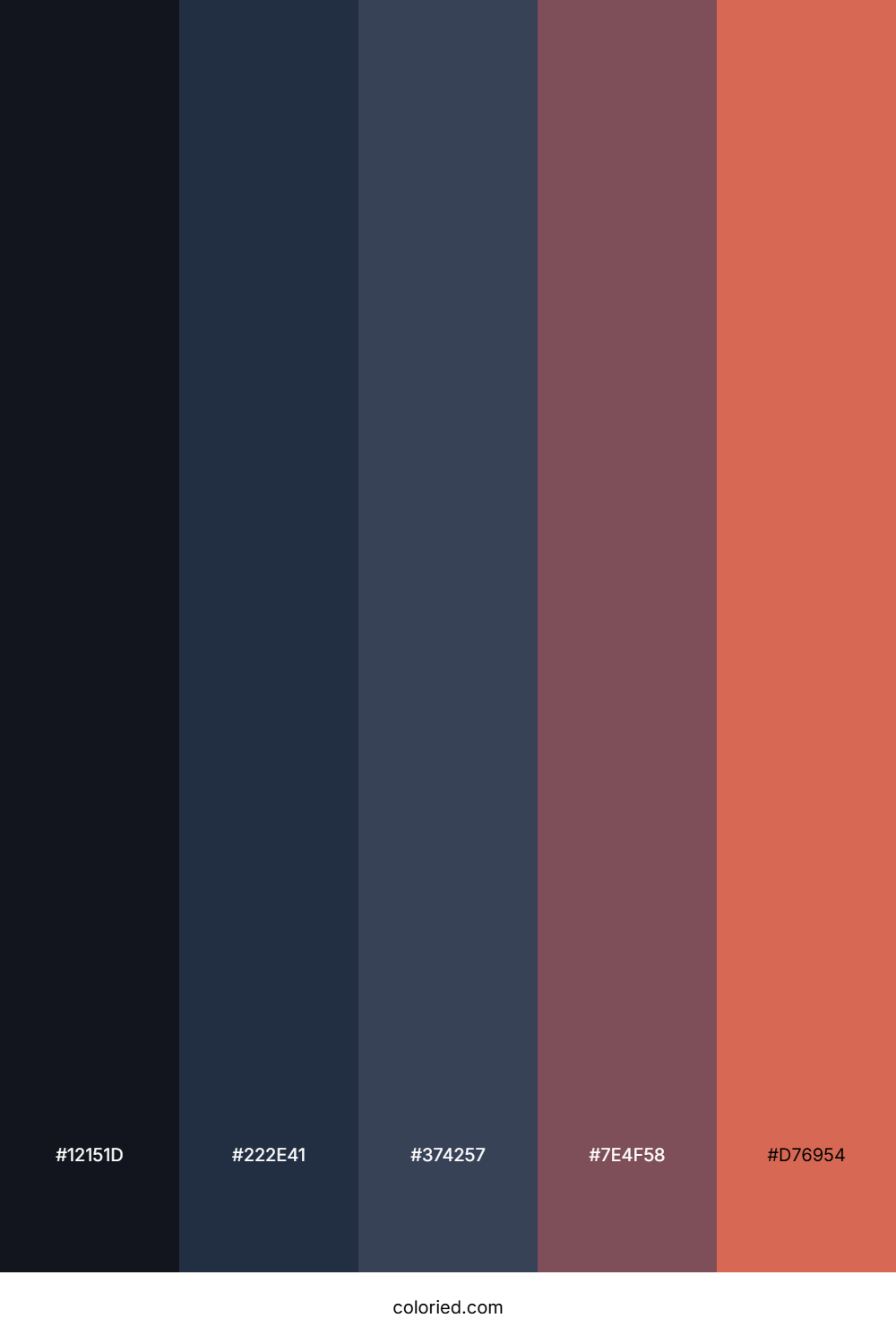 Twilight Ghoul Hollow Color Palette