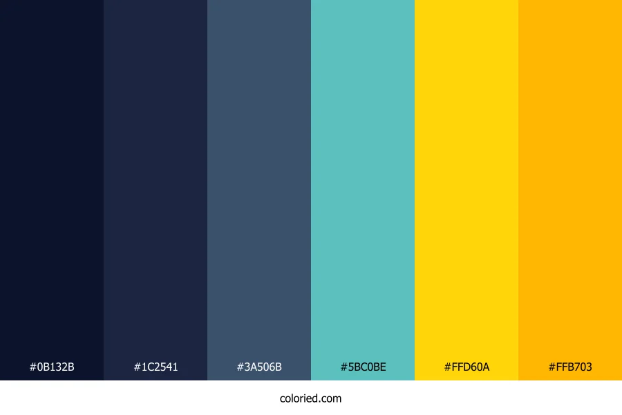Twilight Horizon Flame Color Palette