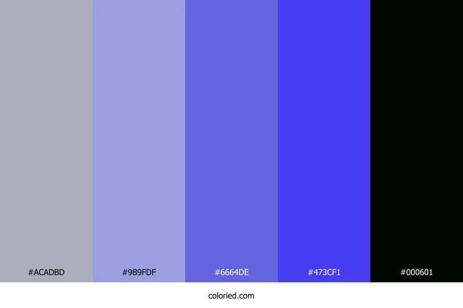Twilight Indigo Dream Color Palette