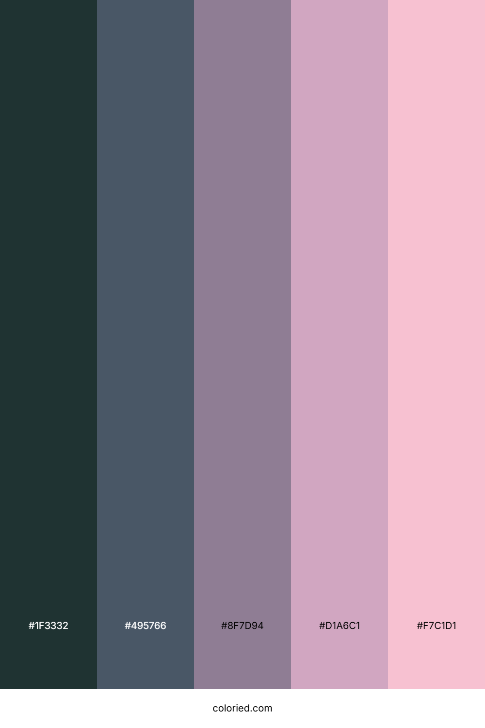 Twilight Iron Bloom Color Palette