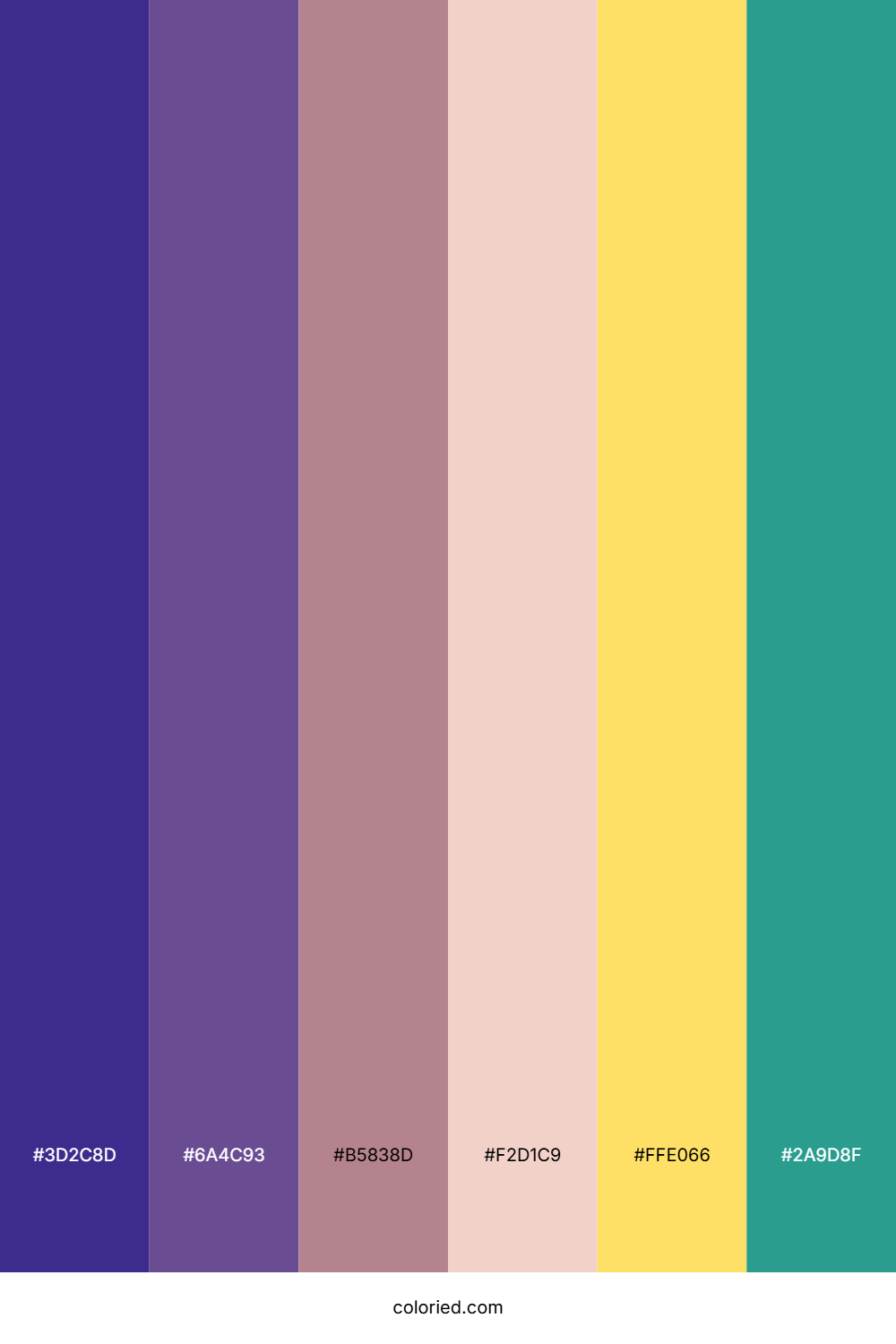 Twilight Lavender Citrus Color Palette