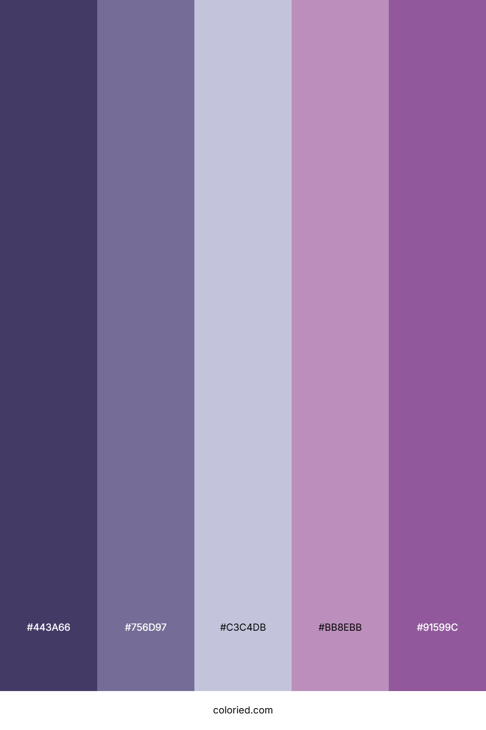 Twilight Lavender Dream Color Palette